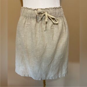 Patagonia “Worn Wear” Mini Skirt, Lightweight, Cool, size Large, Tan